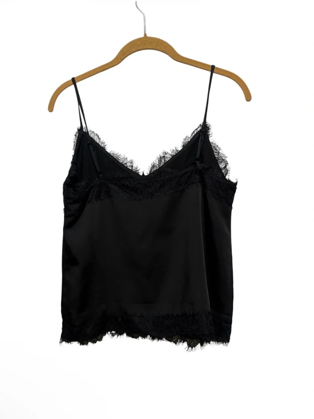 cupcakes and cashmere Savannah Heavy Satin Eyelash Lace Camisole